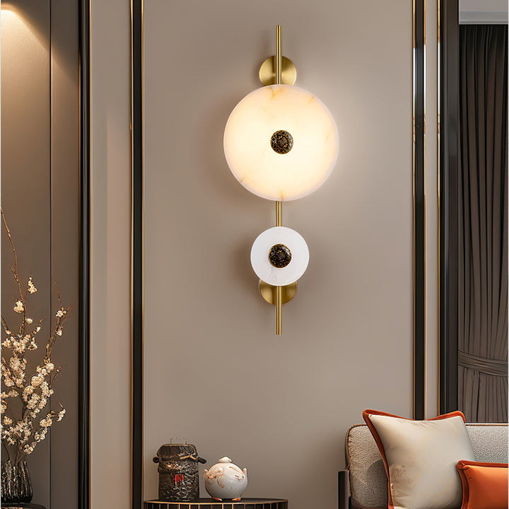 Alabaster Eclipse Wall Light - Vakkerlight