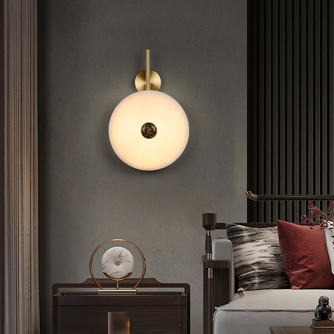 Alabaster Eclipse Wall Light - Vakkerlight