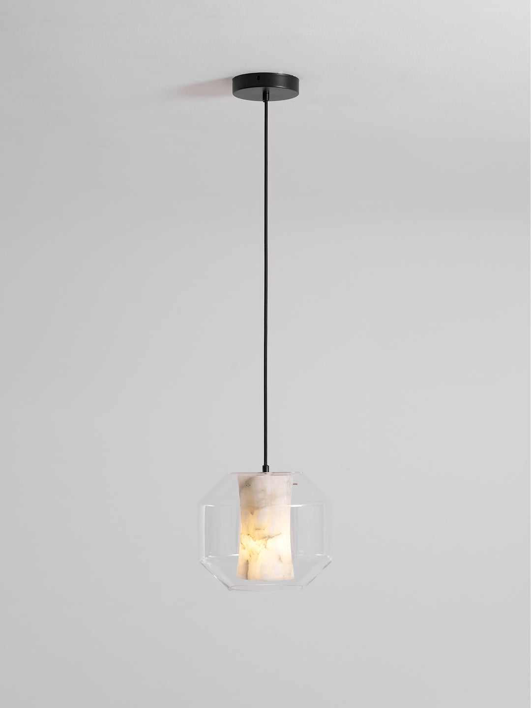 Alabaster Glass Cylinder Pendant Light - Vakkerlight