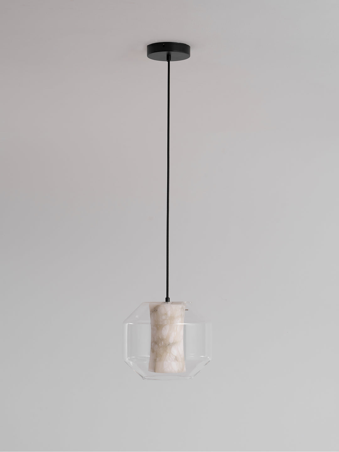 Alabaster Glass Cylinder Pendant Light - Vakkerlight