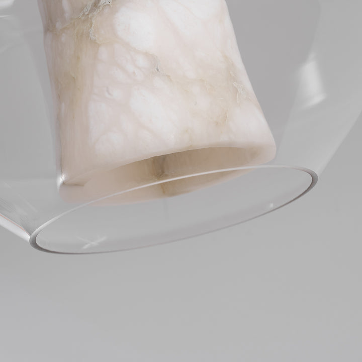 Alabaster Glass Cylinder Pendant Light - Vakkerlight