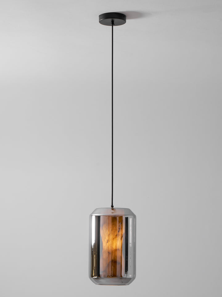 Alabaster Glass Cylinder Pendant Light - Vakkerlight