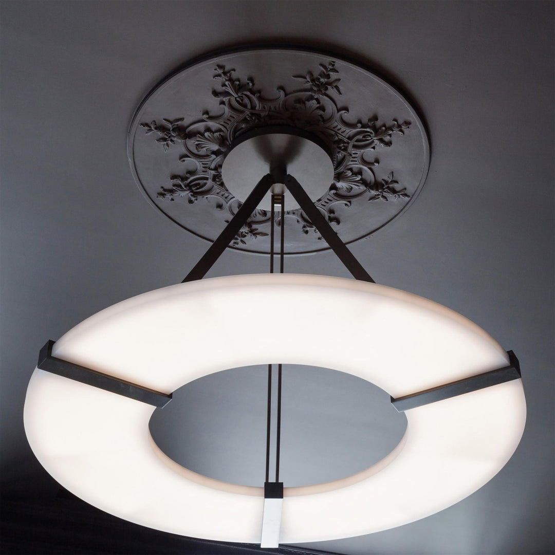 Alabaster Halo Pendant Light - Vakkerlight