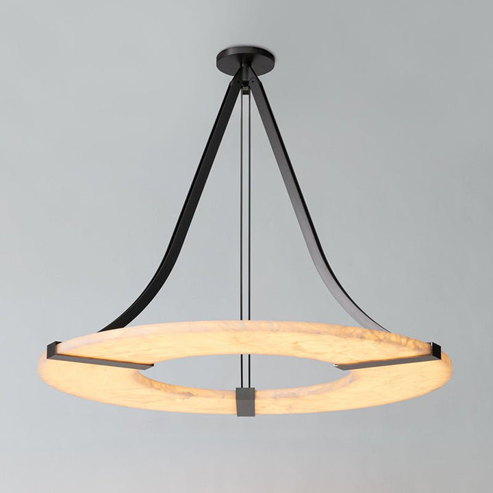 Alabaster Halo Pendant Light - Vakkerlight