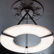 Alabaster Halo Pendant Light - Vakkerlight