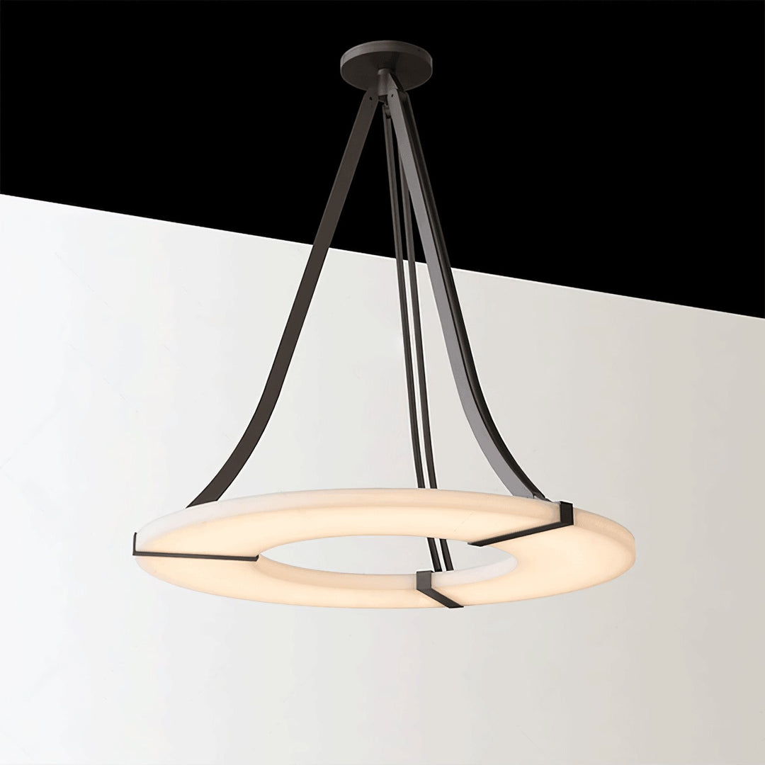 Alabaster Halo Pendant Light - Vakkerlight