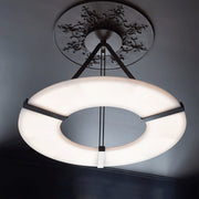 Alabaster Halo Pendant Light - Vakkerlight