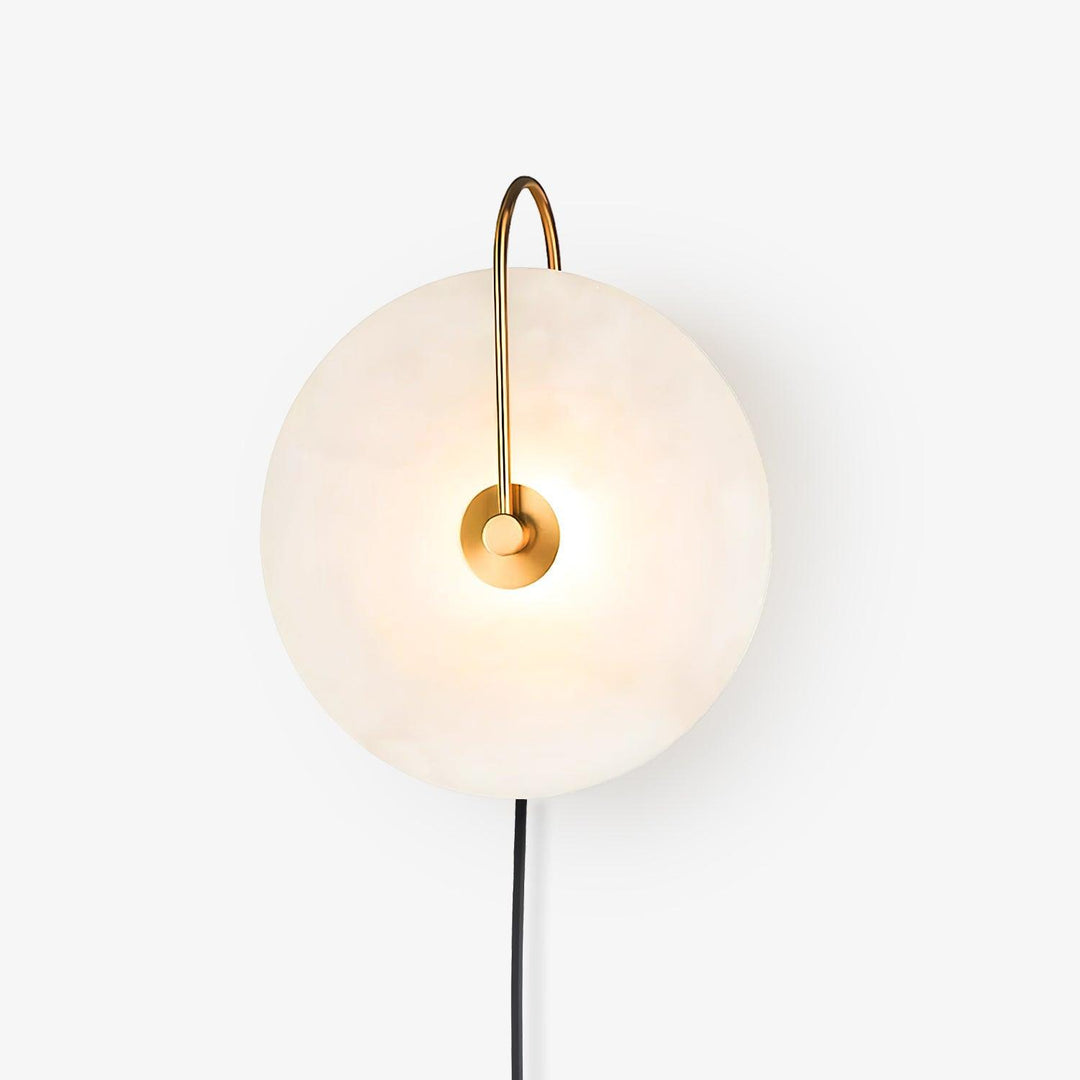 Alabaster LED Plug-In Wall Lamp - Vakkerlight