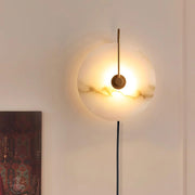 Alabaster LED Plug-In Wall Lamp - Vakkerlight