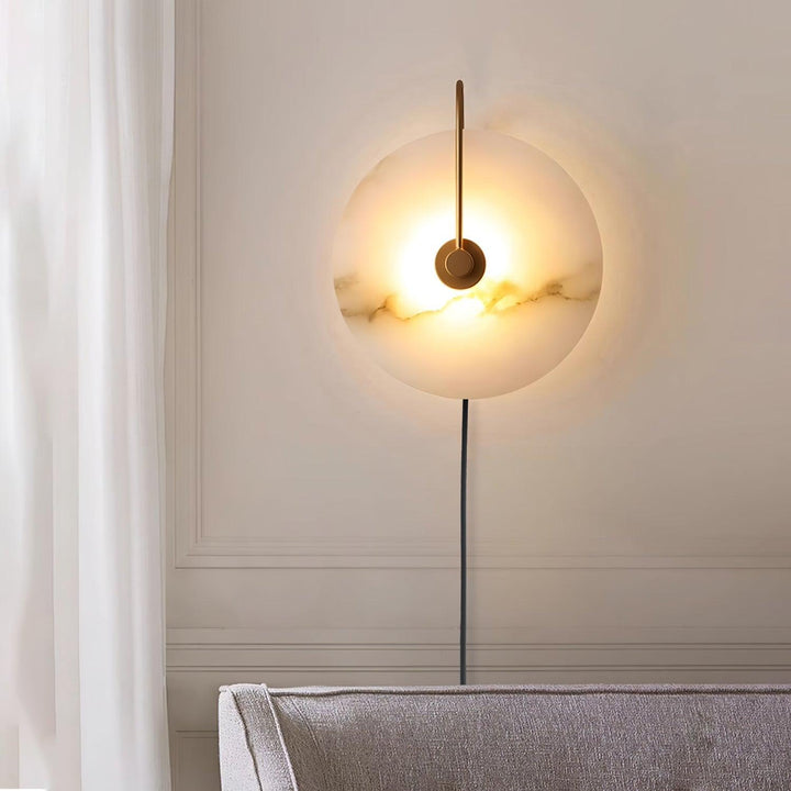 Alabaster LED Plug-In Wall Lamp - Vakkerlight