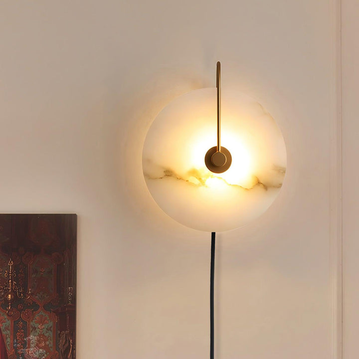 Alabaster LED Plug-In Wall Lamp - Vakkerlight