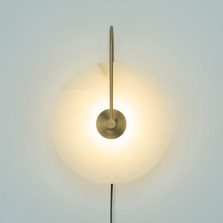 Alabaster LED Plug-In Wall Lamp - Vakkerlight