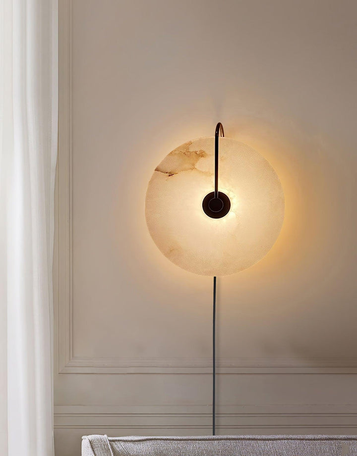 Alabaster LED Plug-In Wall Lamp - Vakkerlight