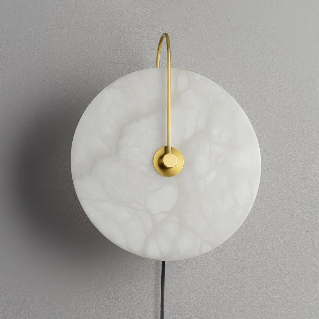 Alabaster LED Plug-In Wall Lamp - Vakkerlight