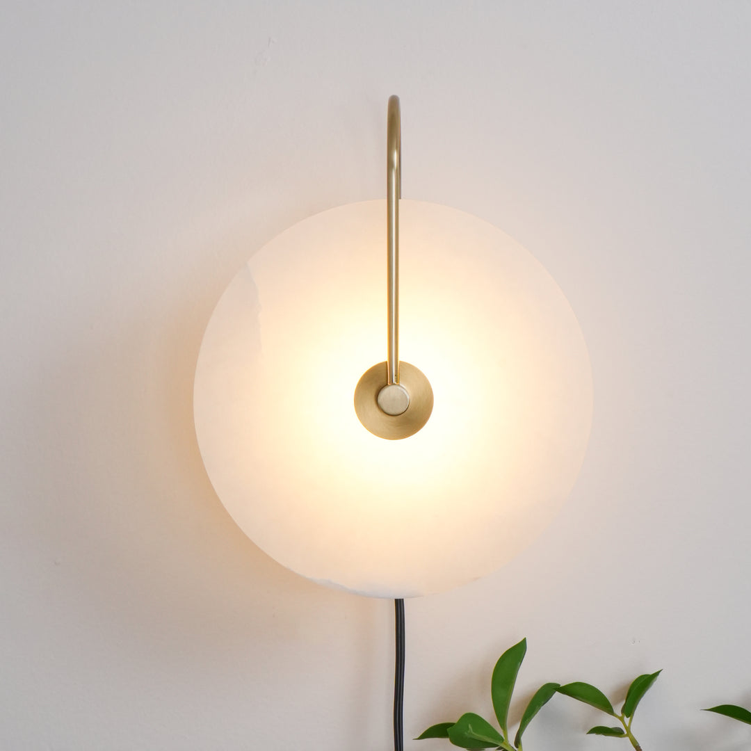 Albasten LED plug-in wandlamp