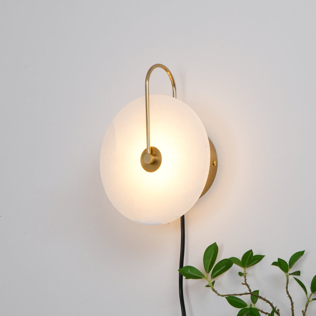 Albasten LED plug-in wandlamp