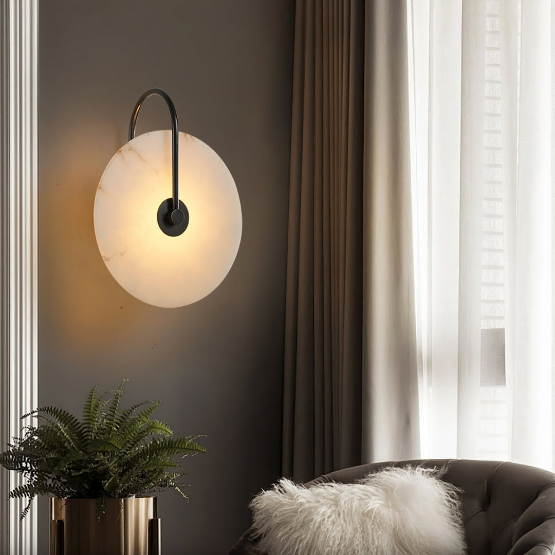 Alabaster LED Plug - In Wall Lamp - Vakkerlight