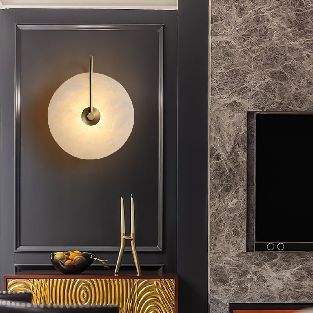 Alabaster LED Plug - In Wall Lamp - Vakkerlight