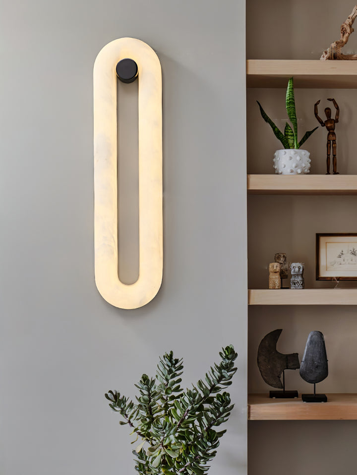 Alabaster Loop Wall Light - Vakkerlight