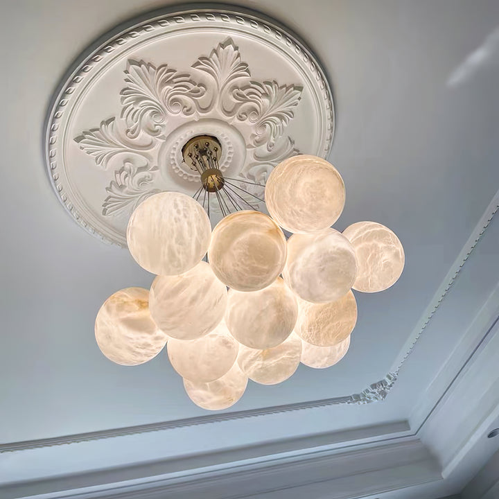 Alabaster Balls Chandelier - Vakkerlight