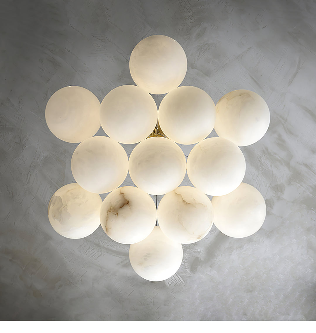Alabaster Balls Chandelier - Vakkerlight