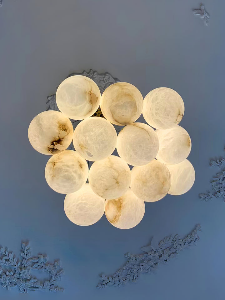 Alabaster Balls Chandelier - Vakkerlight