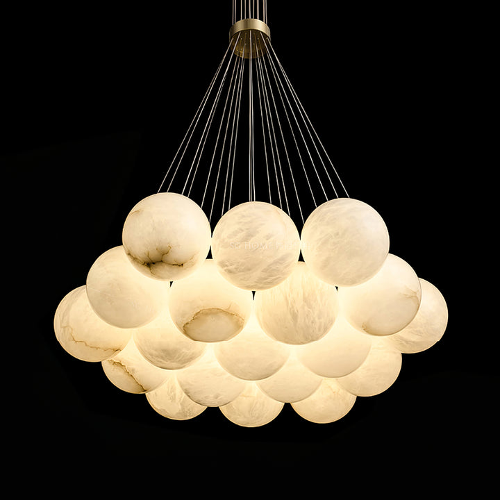 Alabaster Balls Chandelier - Vakkerlight