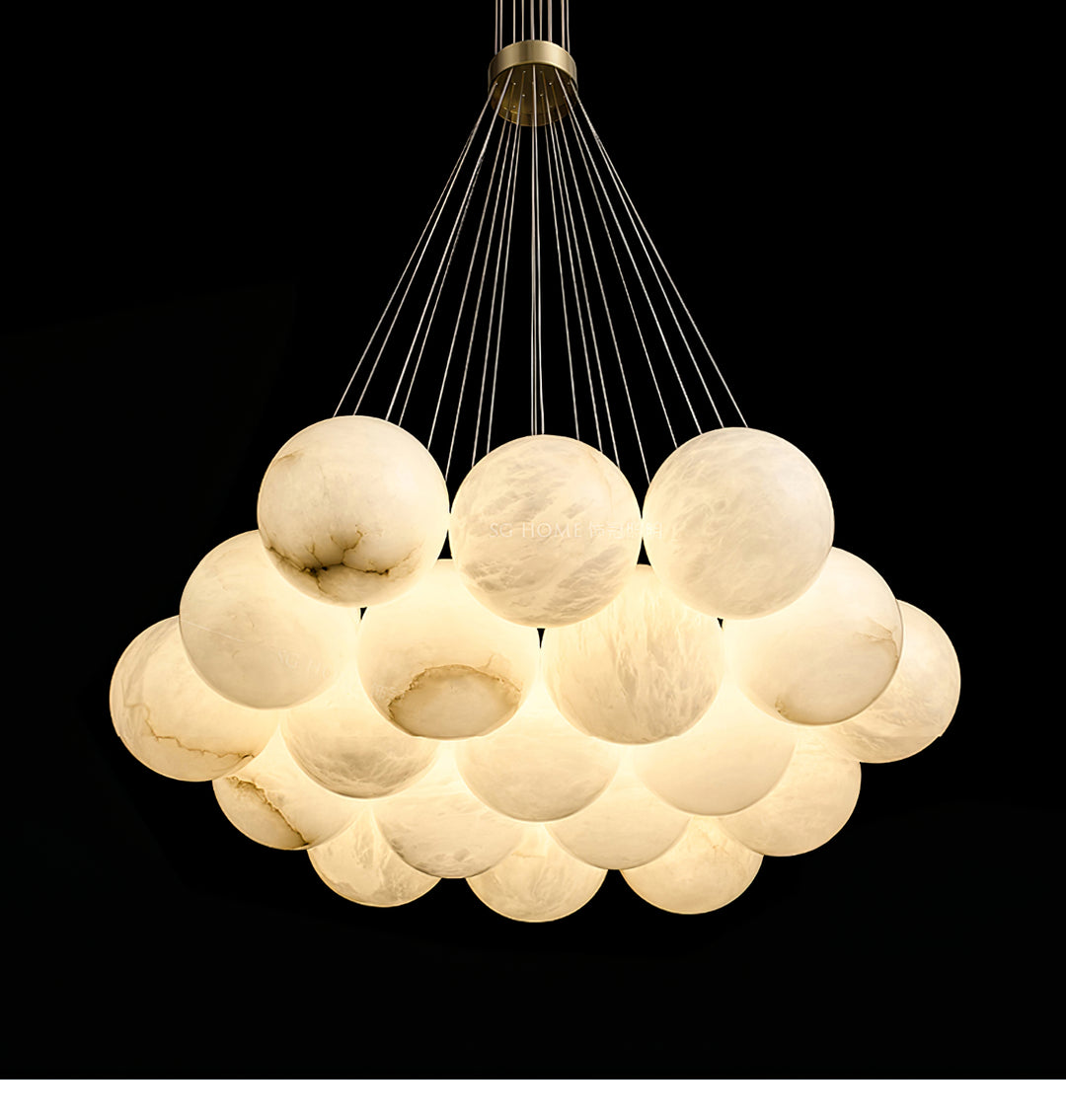 Alabaster Balls Chandelier - Vakkerlight