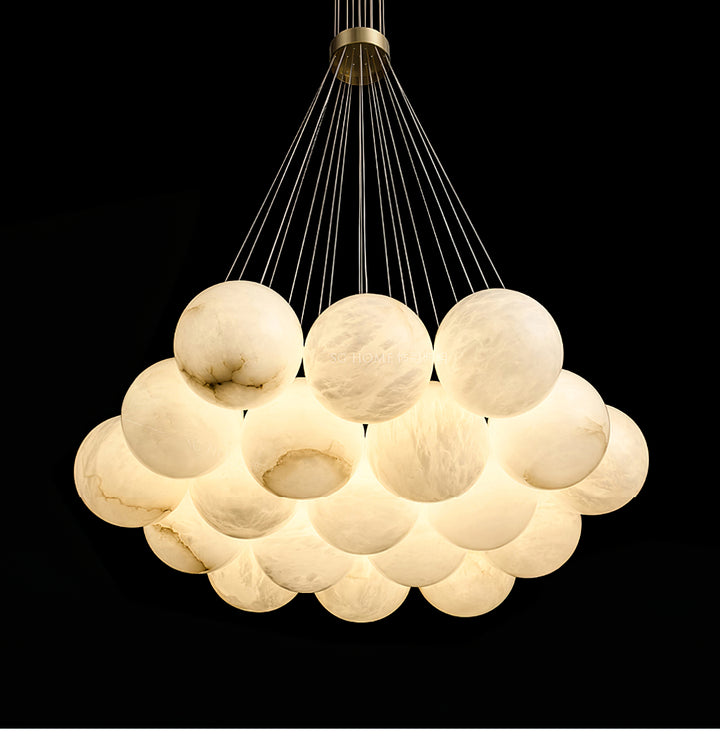 Alabaster Balls Chandelier - Vakkerlight