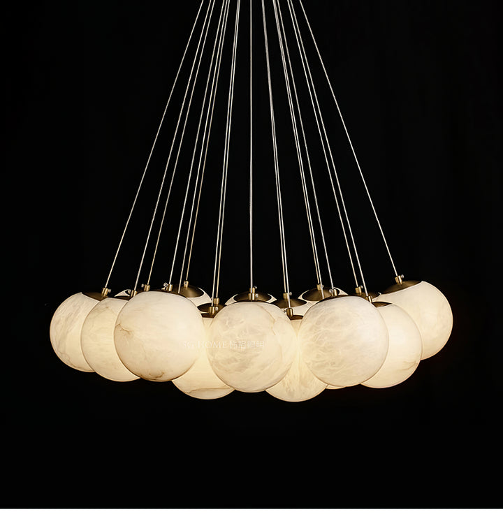 Alabaster Balls Chandelier - Vakkerlight