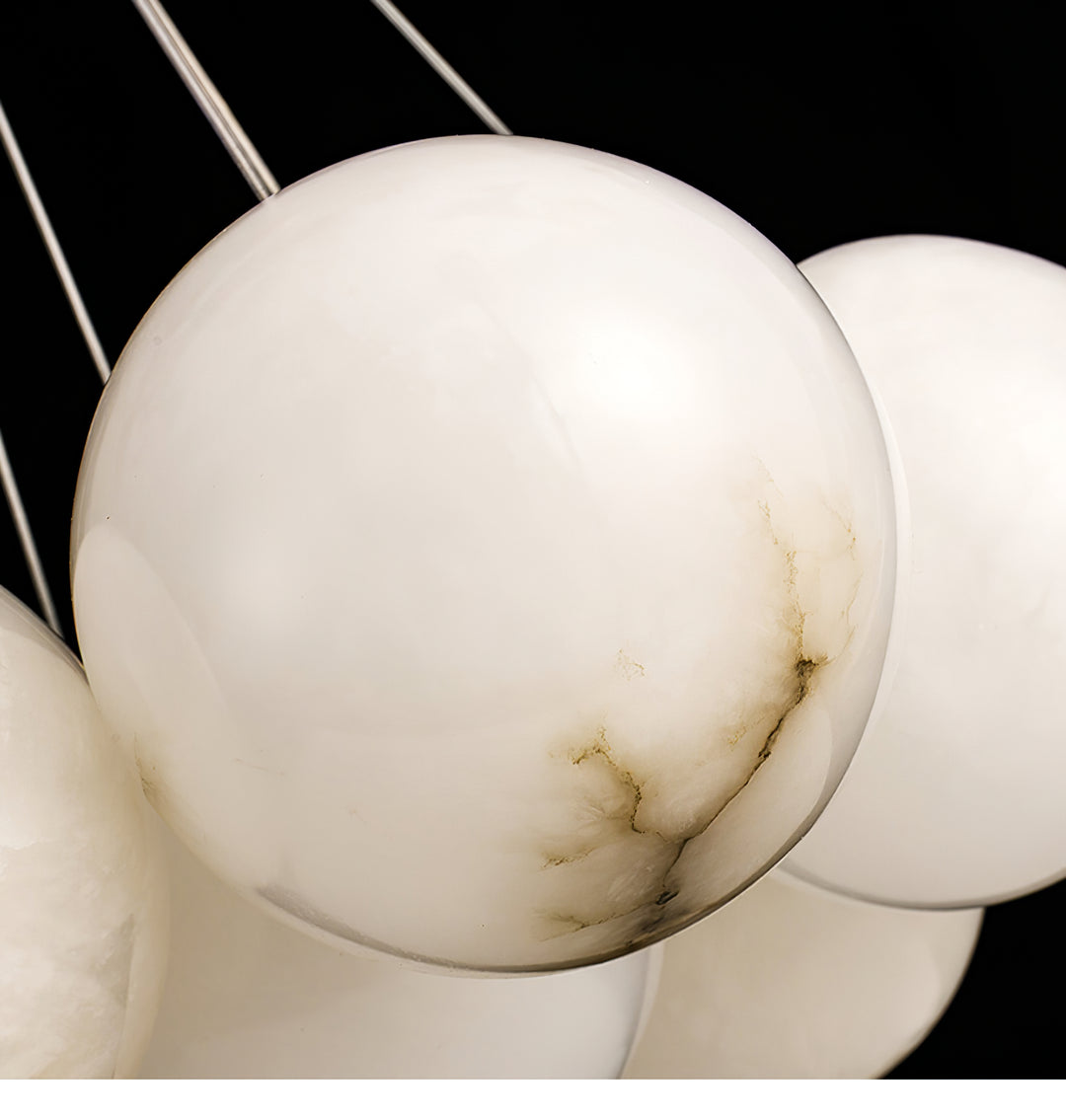 Alabaster Balls Chandelier - Vakkerlight