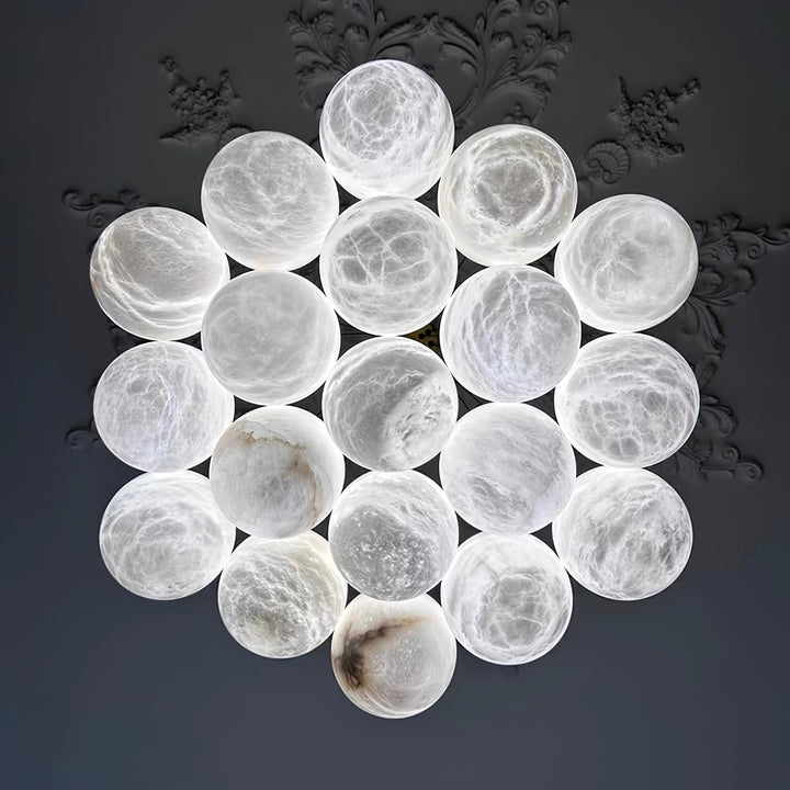 Alabaster Balls Chandelier - Vakkerlight
