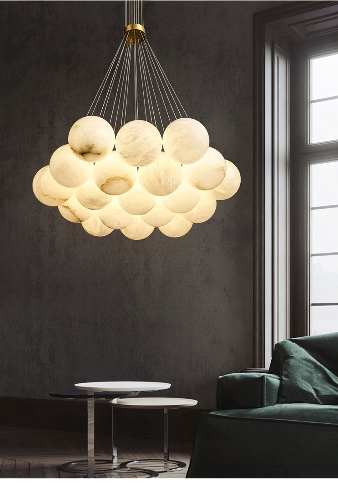 Alabaster Balls Chandelier - Vakkerlight