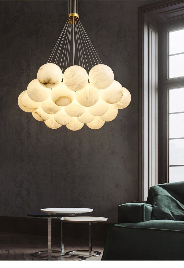 Alabaster Balls Chandelier - Vakkerlight