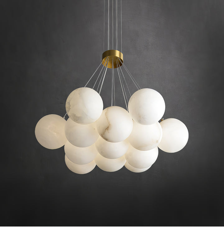 Alabaster Balls Chandelier - Vakkerlight