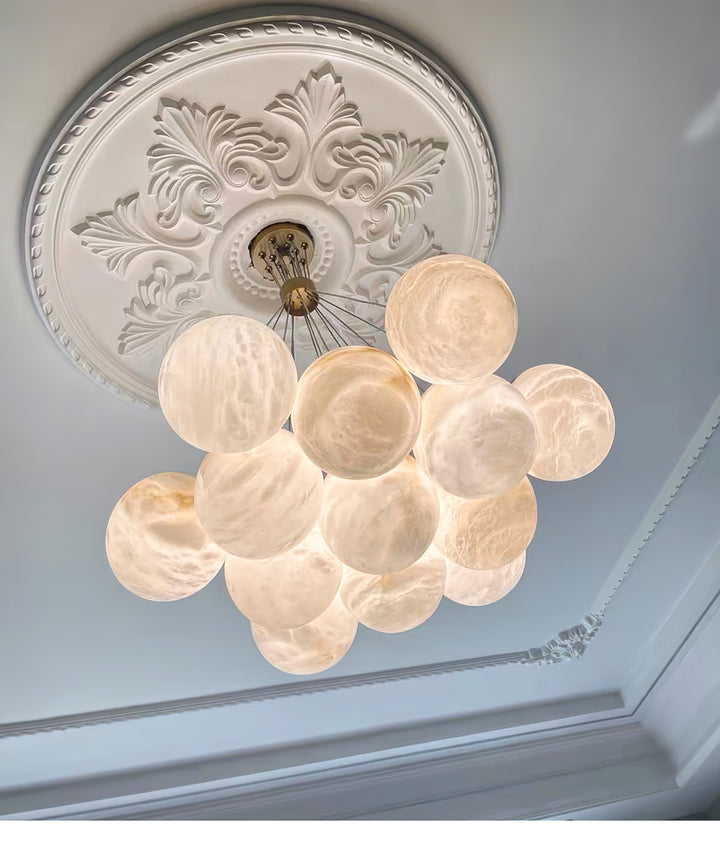 Alabaster Balls Chandelier - Vakkerlight