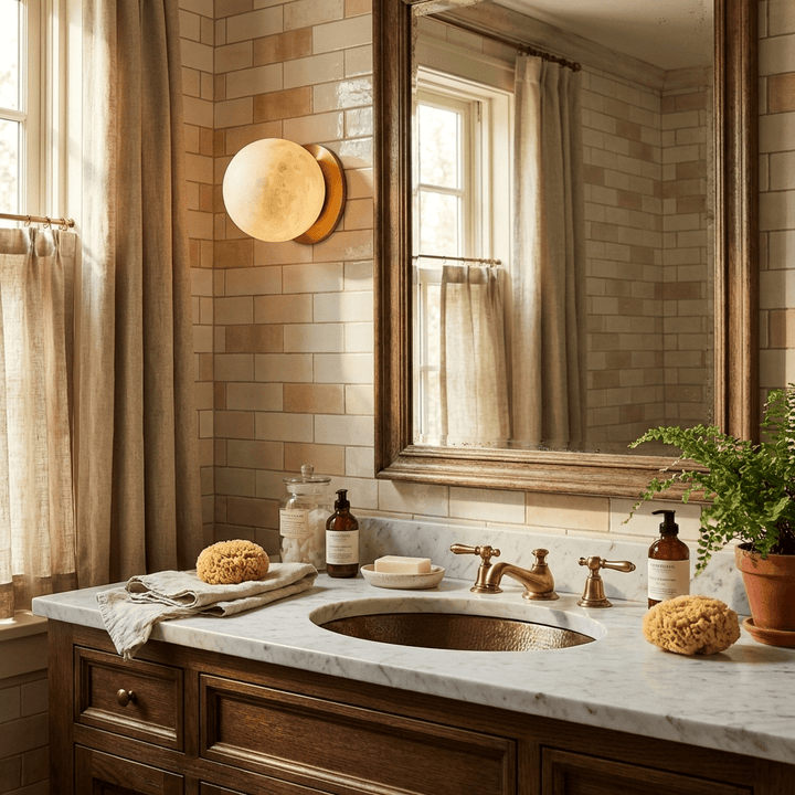 Alabaster Mini Orb Wall Lamp - Vakkerlight