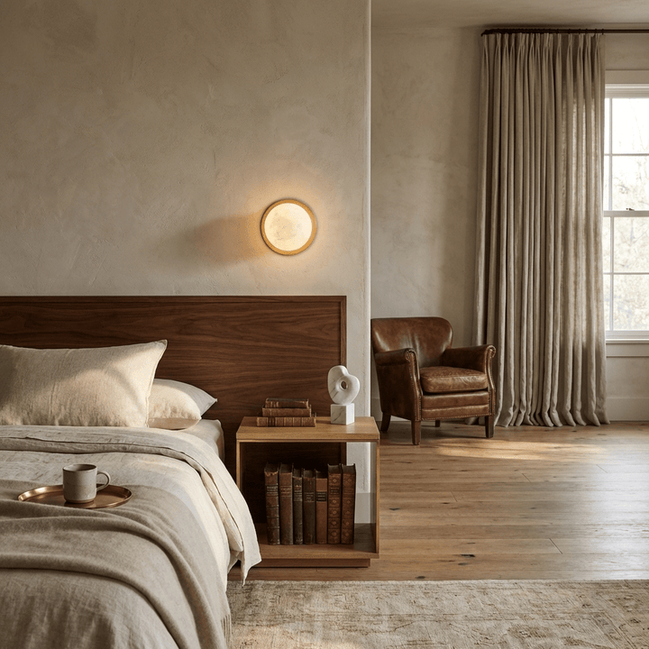 Alabaster Mini Orb Wall Lamp - Vakkerlight