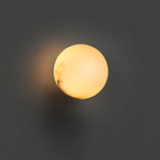 Alabaster Mini Orb Wall Lamp - Vakkerlight