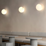 Alabaster Mini Orb Wall Lamp - Vakkerlight