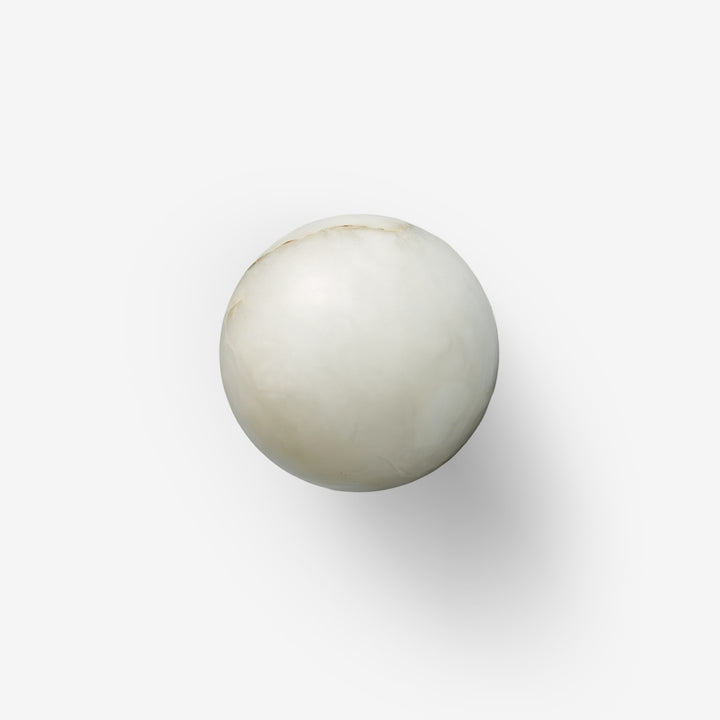 Alabaster Mini Orb Wall Lamp