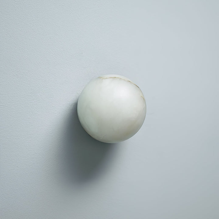 Alabaster Mini Orb Wall Lamp - Vakkerlight