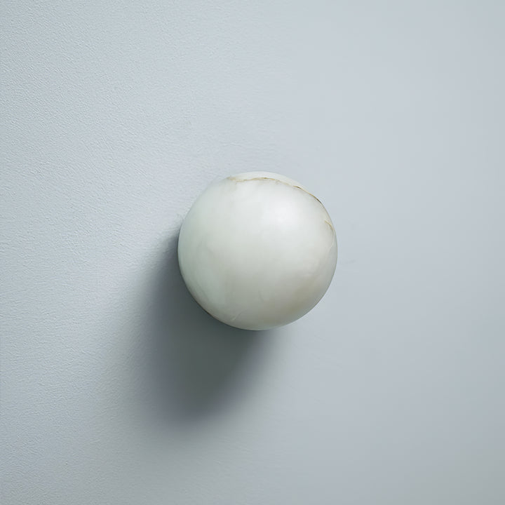 Alabaster Mini Orb Wandlampe