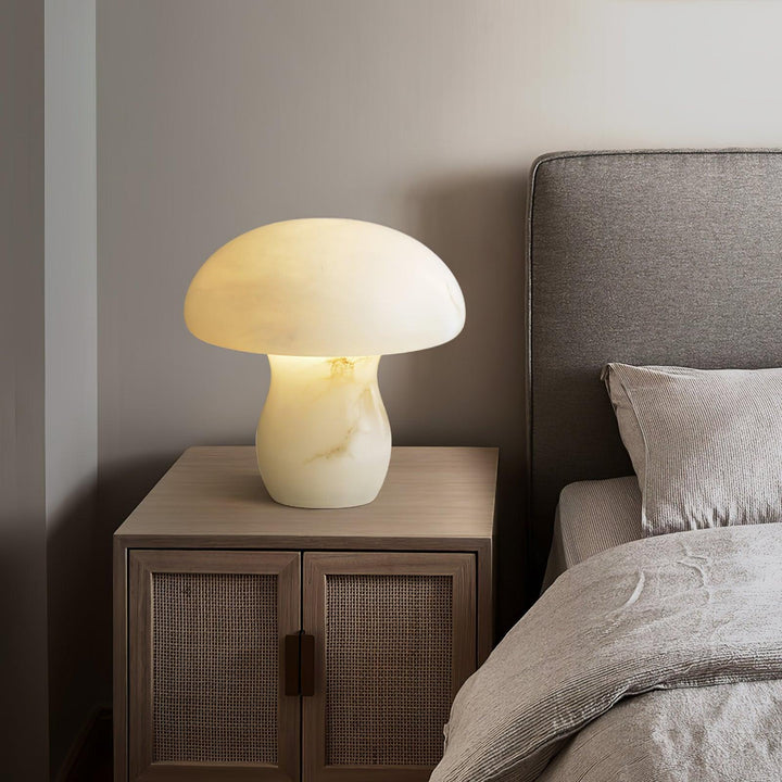 Alabaster Mushroom Table Lamp - Vakkerlight