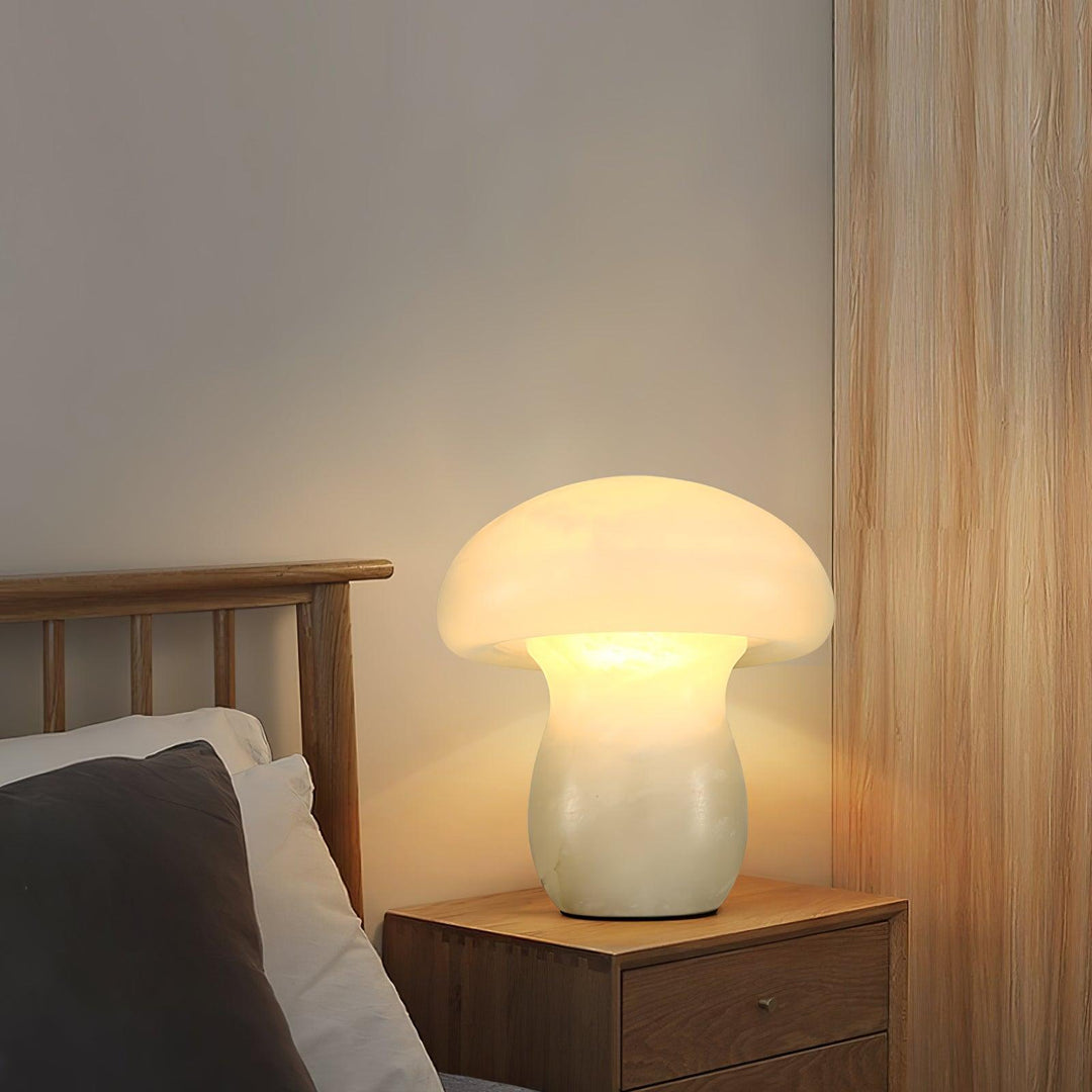 Alabaster Mushroom Table Lamp - Vakkerlight