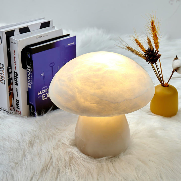 Alabaster Mushroom Table Lamp - Vakkerlight