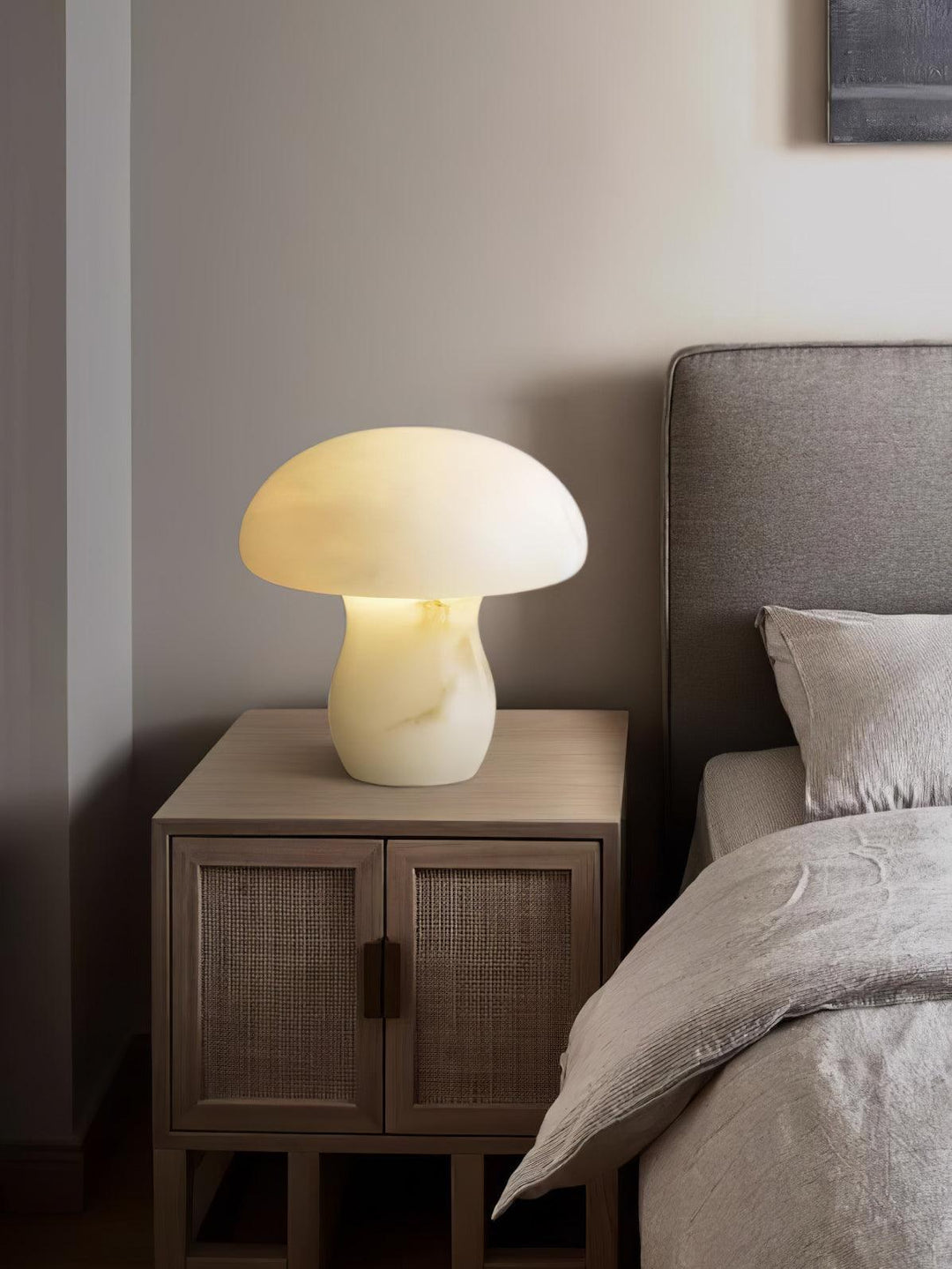 Alabaster Mushroom Table Lamp - Vakkerlight