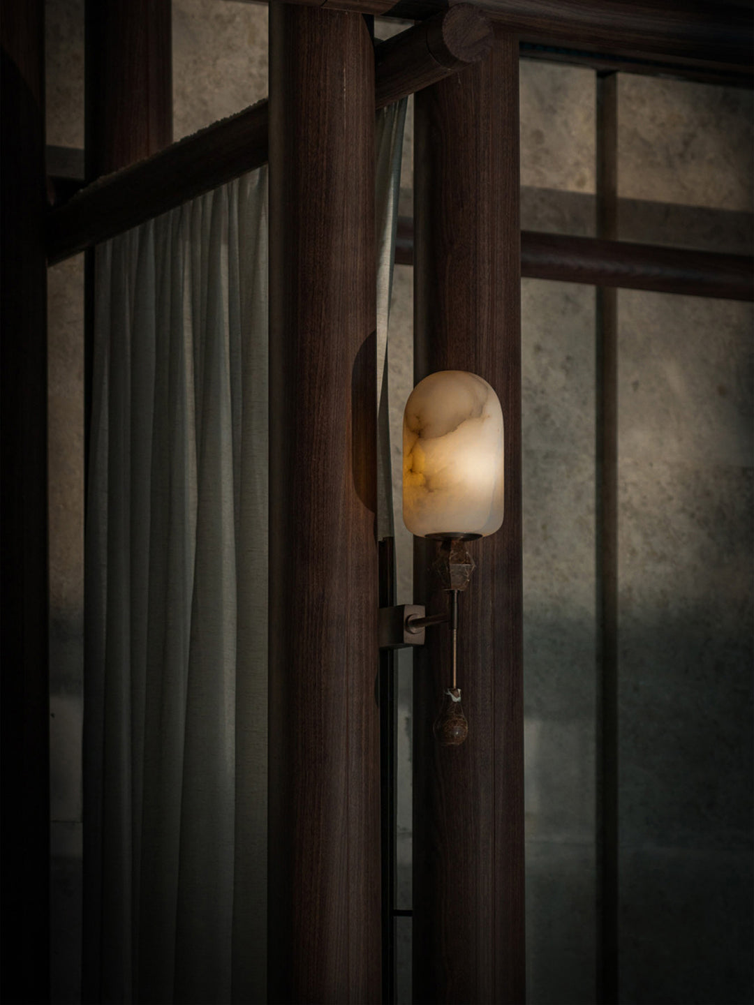 Alabaster Obelisk Double Sconce - Vakkerlight