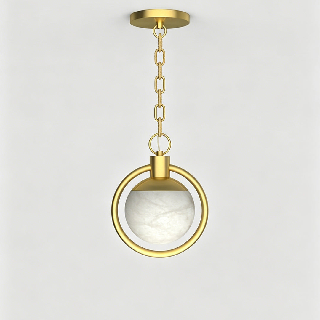 Alabaster Orb Chain Pendant Lamp - Vakkerlight