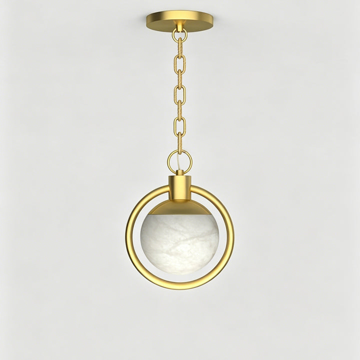 Alabaster Orb Chain Pendant Lamp - Vakkerlight